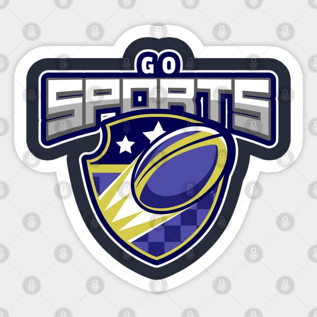 Go Sports - Rugby Fan Sticker by Meta Cortex